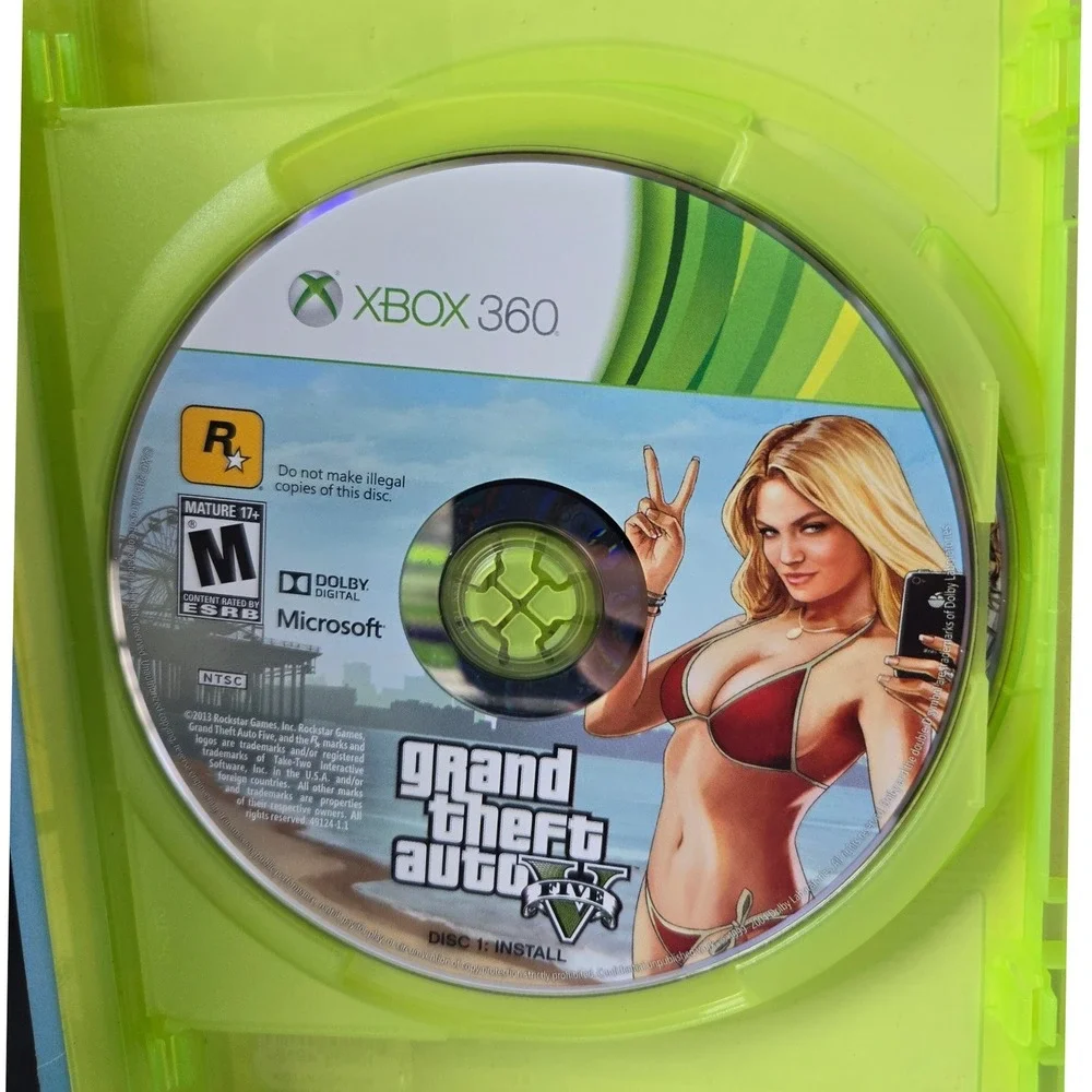 Grand Theft Auto V 5 GTA - Xbox 360 - Tested Complete CIB‎ W/ Manual & Map!